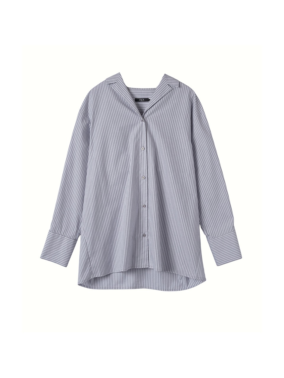 Connie Stripe Shirts Grey