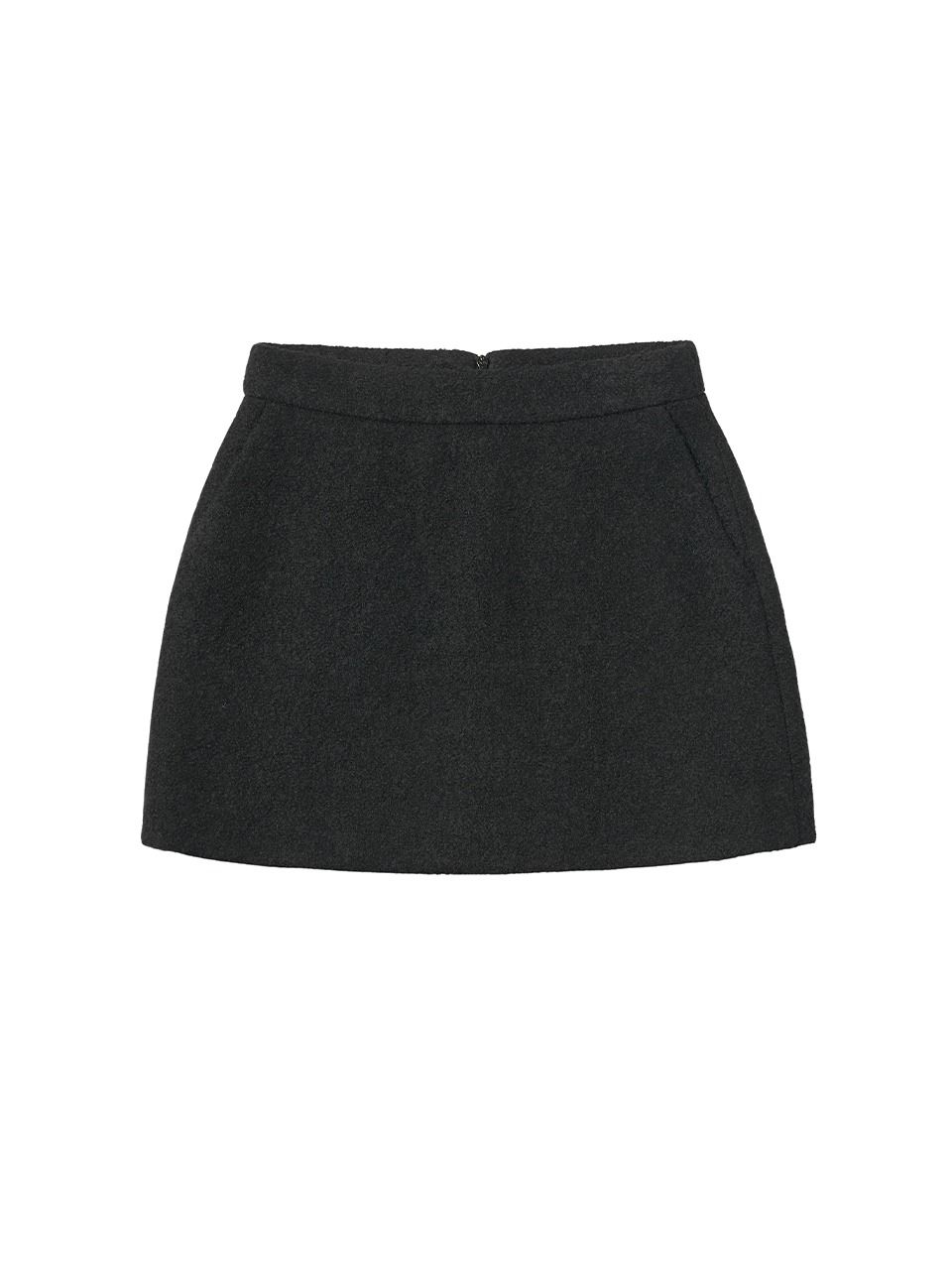 Boucle Tweed Mini Skirt Black