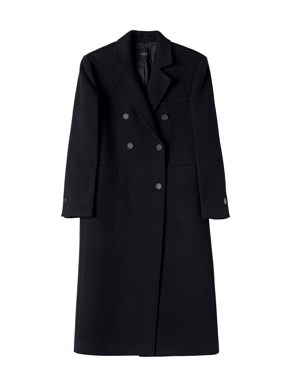 Mare Cashmere Tailored Coat Black