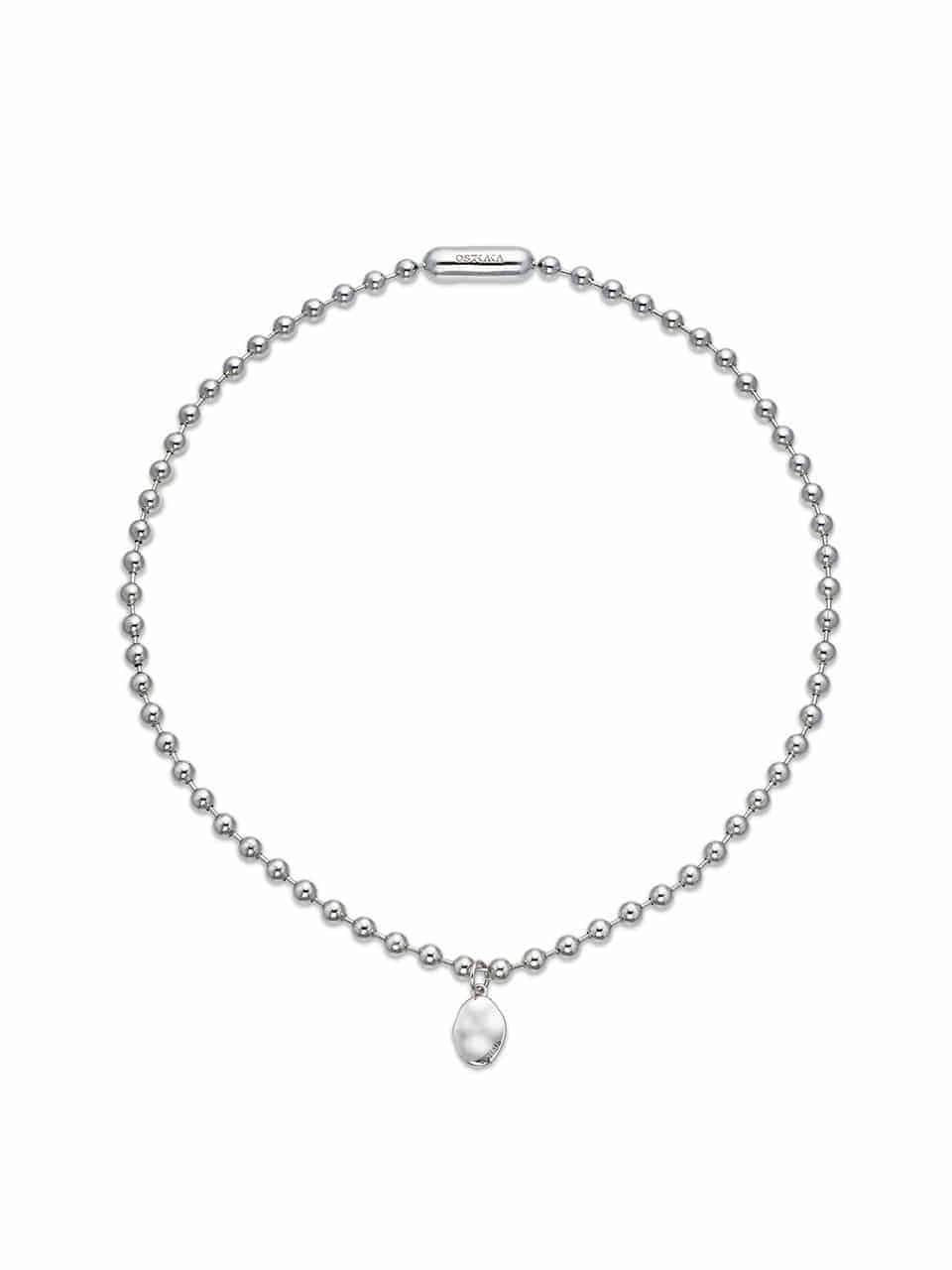 Femina Ball Chain Necklace Silver