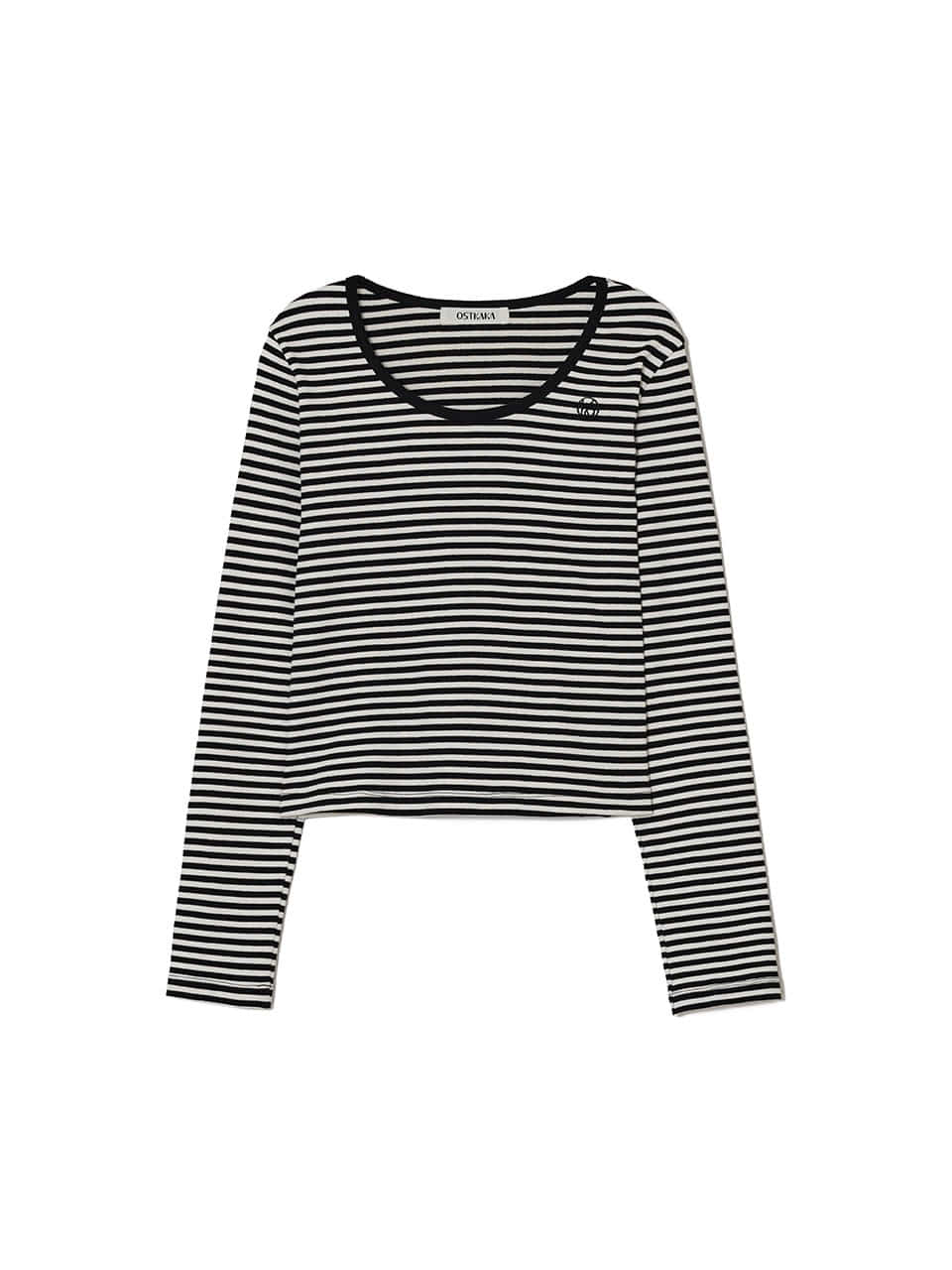 [4/15 예약배송] Symbol Logo Sleeve T-Shirt Black Stripe