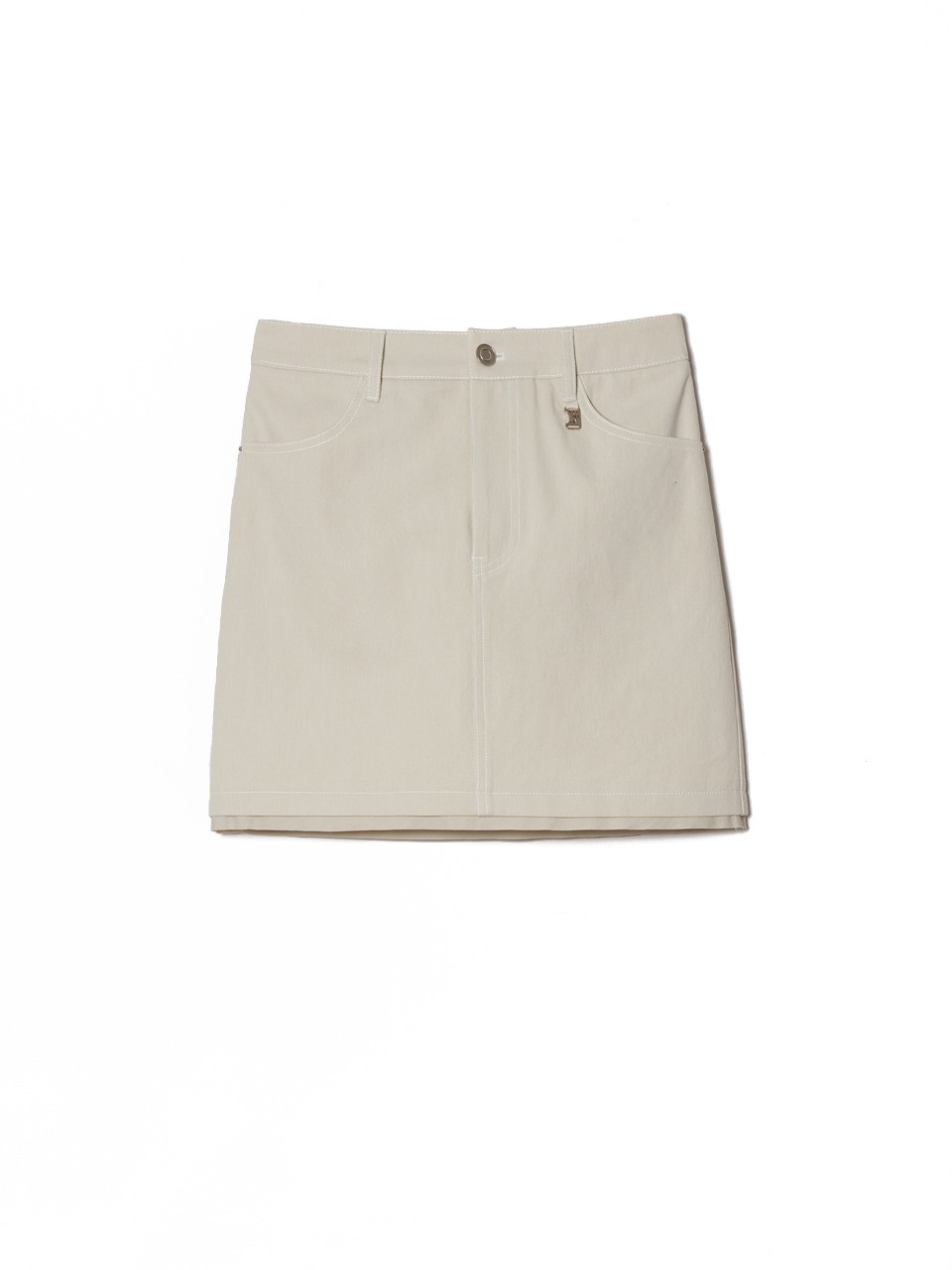 Diago Casual Mini Skirt Ivory